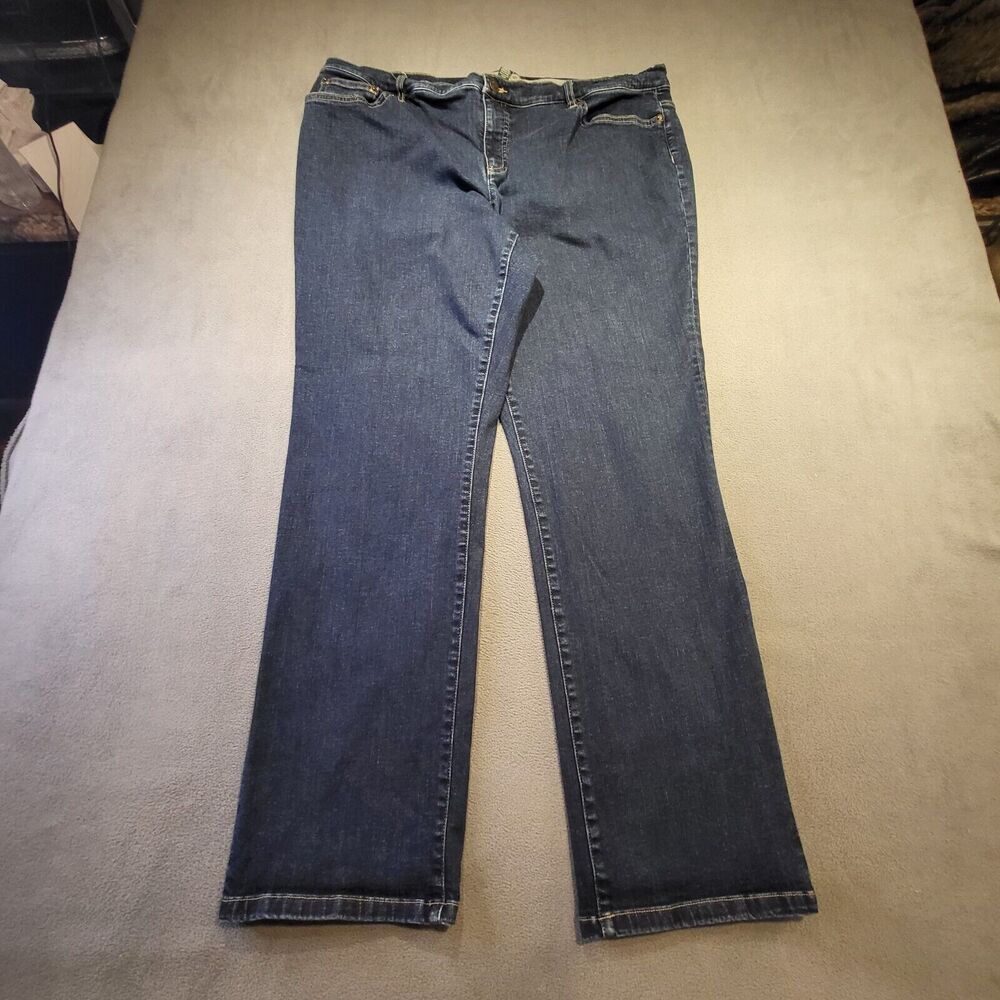 LRL Lauren Jean Co Womens Size‎ 18 Jeans Stretch Denim Straight Leg
